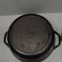 Lodge 7-Quart Cast Iron Dutch Oven  Made in USA, Pre-Seasoned, PFAS-Free & Non-Toxic, Heat-Treated, Induction Compatible, Self-Basting Lid, Durable Multi-Use Cooking Pot for Oven to Table