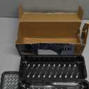 2-Pack Shower Caddy, Separable Shower Organizer with Soap Dish and Hooks, No Drilling Double Layer Shower Shelf, Used for Bathroom and Kitchen (Black)