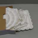 Kootek Dessert Cupcake Stand, 10pcs Dessert Table Display Set, 3 Tiered Cup Cake Holder Tower Stand Riser& Cookie Serving Trays for Wedding, Tea Party, Birthday, Baby Shower (Bright White)