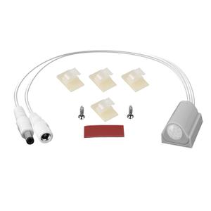 Litever PIR Motion Activated Sensor Switch Grey with Light Sensor Function Optional. DC6~24V 3A.DC 5.5x2.1mm Connectors. for DIY LED Lighting for Pantry Closet, in-Cabinet, Gun Safe,Cabinet Light