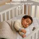 Yoofoss Waterproof Crib Mattress Protector, Quilted Crib Mattress Pad Cover Ultra Soft and Breathable, Machine Washable Toddler Mattress Protector for Standard Baby Crib Size 52''x28''