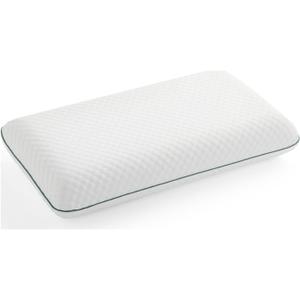 New Modern White Gel Memory Foam 1 Pack Bed Pillow Queen Size Support Pain Relief Cover Sleep Ergonomic Cooling Washable Cover Home Bedroom 25" L x 16" W x 5" H of Set