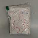 Valentine's Day Pillow Covers Decorations, 18 x 18 Inch Set of 2 Red Embroidery White Heart Soft Plush Faux Fur Throw Pillow Cases for Chair Sofa Bedroom Living Room Home Decor