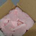 Throw Pillow Covers Decorative Faux Fur Set of 2 18x18 Inch Pillow Covers, Soft Pink Striped Pillowcases for Couch Sofa Bed Living Room, Fluffy Cute Home Boho Accent Fuzzy Decor