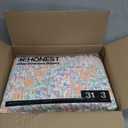The Honest Company Comfort Dry Disposable Daytime Diapers for Sensitive Skin, Hypoallergenic, Fragrance-Free, Just Peachy + Flower Power, Club Box, Size 3 (16-28 lbs), 62 Count