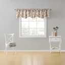 Colette Lined Rod Pocket Valance (52"W x 17"L (Pack of 1), Jewel)