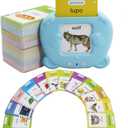 MAYAPHILOS 510 Words Italian and English Talking Flash Cards, Pocket Speech for Learn Italian, Italian Language Learning Audible Talking Flashcards Toddlers' Sensory Preschool Birthday Gifts