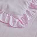 Ruffled Toddler Blanket Ruffle Comforter for Baby Toddler Girls, Soft Cozy Cute Quilted Blanket Breathable Microfiber Comfortable Down Alternative Small Size Quilt with Ruffle - 39"x 47" Pink