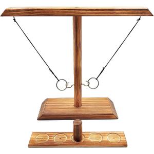 Ring Hook Games for Adults,Hook and Ring Game,Yard Games,Patio Decor,Wooden Hook and Ring Game for Bars,Home,Party,15.5" X 13" Large Size