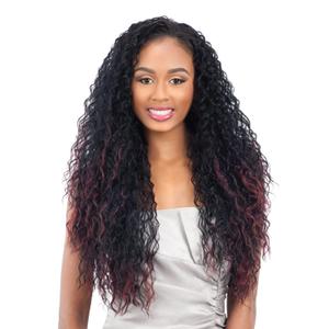 FREETRESS EQUAL DRAWSTRING FULLCAP HALF WIG MAGIC GIRL (1B) (Off Black 1B)