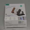 ESR 3 in 1 Charging Station for Apple, Certified Apple Watch Charger, 15W MagSafe Charger Stand for iPhone, Travel Charger for iPhone 17/16/15/14/13, Watch, AirPods,Black