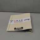 3 Ring Binder with Clipboard,1 Inch Binders with Notepad&5 Dividers with Pockets, Labels,PU Clipboards for School Office(Beige,Letter Size)