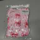 Funnycokid Girls Pajamas 3 Piece Short Sleeve Shirt Top Pants Shorts with Pockets 7-14 Years (Pink)