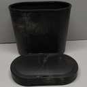 5 Gallon Bathroom Garbage Can with Lid, Automatic Motion Sensor Black Garbage Can, Touchless Slim Waterproof Garbage Bin for Kitchen, Bedroom, Office, and Bathroom