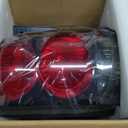 Pair Tail Lights Rear Lamp Assembly Compatible With 2002-2009 Chevy Trailblazer Left Driver Side + Right Passenger Side 15131579 15131578