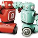 FAO Schwarz RC Robot Knockout Remote Control Boxing Set, 2 Fighting Robots, One-Size