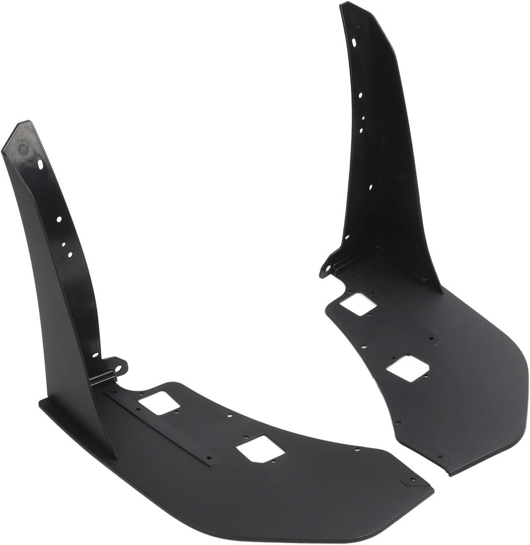 Front Bumper Corner Spoiler, Front Side Corner Winglet Prevent Collision Easy to Install Black Sporty Look for GT500 2014 to 2021