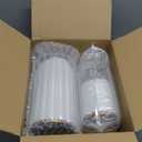 5"&4" Hurricane Glass Candle Holders, Hanging Brass Metal Candle Holder for Pillar Candles Table Coffee Table Decor Interior Decoration (Gold)