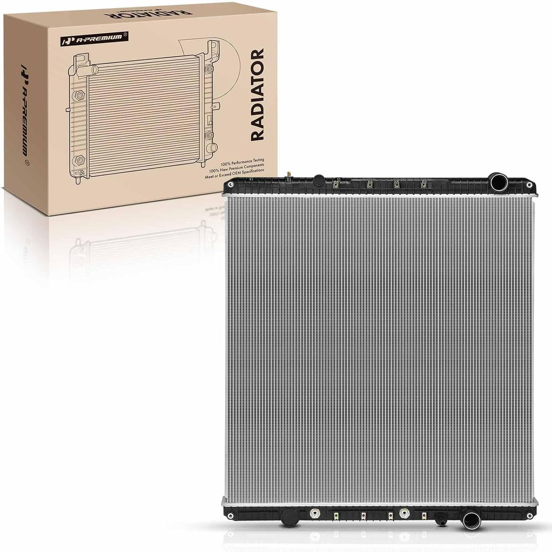 A-Premium Engine Coolant Radiator Assembly Compatible with Freightliner Cascadia 2012-2015, Coronado 2013-2015, Replace# 0526678004, 0527748002