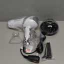 REVLON Infrared Hair Dryer with Diffuser & Concentrator - Ionic Ceramic Blow Dryer for Frizz Control, Shine, Soft Hair & Moisture Protection - 1875W Professional Salon-Quality (White)