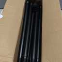 1 Diameter Curtain Rods Itself is 30 to 144 inch 1 Pack Fit 30-142 inch, 66 to 120 inch Window with Heavy Duty Adjustable Rod Matte Black Splicing Metal Extra Long Curtain Rod for Windows