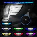 NOKINS Deluxe Colorful Plus LED Light Kit Fit Club Car Precedent Electric & Gas 2004-UP Street Legal Light Scanning Turn Taillight Ultimate Upgrade Bumper Headlight Low/High Beam