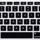 CaseBuy MacBook Air 13 inch Keyboard Cover for 2012-2017 MacBook Air 13 Inch A1369 A1466 & MacBook Pro 13 Inch, 15 Inch(with or Without Retina Display, 2015 or Older Version), Black