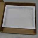 8x8 Shadow Box Frame Display Case, 3D Picture Frame, Display Case Box for Memorabilia, Baby Items, Wedding Memories, Crafts, Tickets and Photos (White)