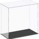 MECCANIXITY Acrylic Display Case Plastic Box Cube Storage Box Clear Small Assemble Dustproof Showcase 16.1x8.3x16 Inch for Collectibles Items