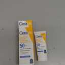 CeraVe 100% Mineral Sunscreen SPF 50 with Zinc Oxide & Titanium Dioxide, Hyaluronic Acid & Ceramides, Oil Free & Non-Greasy, Hydrating Mineral Sunscreen For Body, 5 oz