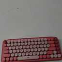 Logitech POP Mechanical Wireless Keyboard with Customizable Emoji Keys, Durable Compact Design, Bluetooth or USB Connectivity, Multi-Device, OS Compatible - Heartbreaker Rose
