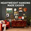 Command and 3M Claw Picture Hanging Kit, 10 lb Medium Picture Hanging Strips 8 Pairs (16 Strips) and 45, 25, & 15 lb 3M Claw Picture Hangers, Hanging Picture Frames for Home Decor and Room Decor