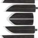 Door Trim Molding Kit Gray Wood Grain 6pcs for Interior Door Panel & Center Console Compatible with Chevy Silverado GMC Sierra Truck Door Accessories Parts