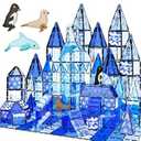 TOY Life Magnetic Tiles for Kids Ages 4-8, Magnetic Toys for Toddlers 3+, Magnet Tile Building Toy for Kids Ages 3-5, Magnet Building Tiles, Toddlers Preschool