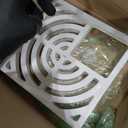 Oatey Floor Floor Sink Three-Quarter Top Grate, 3/4" Pipe Dia., PVC 42752-1
