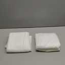 Ling's moment Wedding Arch Draping Fabric 2 Panels 32Ft x 30" Wrinkle-Free Wedding Arch Drapes Chiffon Fabric, White Curtain for Wedding Ceremony Reception Background Party Home Garden Decorations