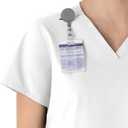 Carhartt Scrubs for Women, Force Essentials, V-Neck Tops with 5 Pockets (White, M)