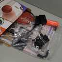 Basketball Hoop Indoor with LED Lights, Basketball Toys Gifts for 5 6 7 8 9 10+ Year Old Boys Kids, Indoor Over The Door Mini Basketball Hoops with Electronic Scoreboard & 3 Balls (Red)