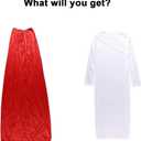 Jesus Saint Joseph Costume For Kids - Christmas Halloween Cosplay Party,With A Red Cloak