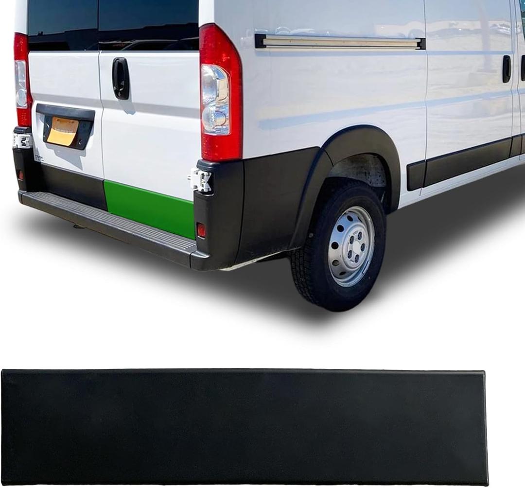 Rear Door Trim Back Door Molding Panel Trim Exterior Barn Door Plastic Trim Cover Fits for Ram Promaster 1500 2500 3500 Cargo Van 2019 2020 2021 2022 2023 2024 1ZT56JXWAB (Right Side, Black)