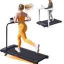 KASSADIN Walking Pad with Handles, Electric Treadmill for Home with Incline