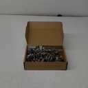 20 Pack 10 Pair 1 inch Overlay Soft Close Hinges for Kitchen Cabinet Hinges Satin Nickel Hidden Hinges Stainless Steel Concealed Hinge self Closing