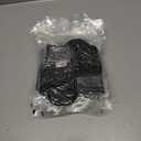 5 x Kids Double Layer Warm Knit Mittens, Girls Boys Winter Outdoor Lined Gloves Cute Full Finger Children Knit Gloves for 4-8 Years (Black)