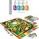 The Game Of Life With 1960 Artwork & Gameplay, Winning Moves Games USA, Classic Game: Original 1960's Version, Spinner, Mountains, Insurance, Career Options, Marriage, etc. 3-4 Players Age 10+