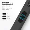 Stylus Pen for iPad & iPhone, Smartphone, Dual OS Active Pencil with LED Display, Universal X3 Stylus with Tilt Sensitivity, Compatible with Android Tablet Xiaomi HP Lenovo Pad Galaxy Tab