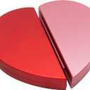 wonuu Engagement Ring Box,Ring Rose Box Surprise Jewelry Storage Holder for Woman as Proposal Engagement Wedding Ring Jewelry Gift ect. (Heart Shaped-Red)