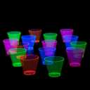 Party Essentials Hard Plastic 9-Ounce Party Cups/Old Fashioned Tumblers, 150-Count, Assorted Neon