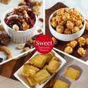 Broadway Basketeers Gift Basket  Kosher Gourmet Snack & Chocolate Food Gifts for Women, Men, Family, Thank You, Corporate (6" x 6" x 15")