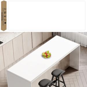 78.7''x23.6'' Extra Large Silicone Mat for Kitchen Counter, Heat Resistant Non-Slip Kitchen Island Protector Mat, Silicone Placemat for Countertop Protector, Semitransparent (Translucent)