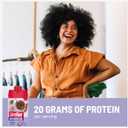 SlimFast Protein Shake, Chocolate- 20g Protein, Meal Replacement Shake Ready to Drink, High Protein with Low Carb and Low Sugar, 24 Vitamins and Minerals, 12 Count (Pack of 1) (Packaging May Vary)